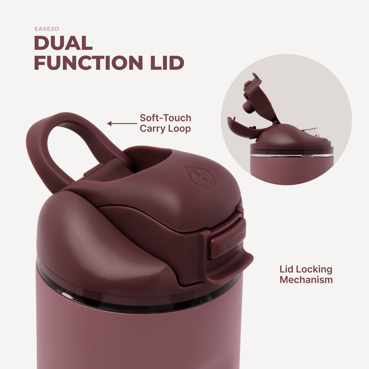 Ease2o 32oz - CANYON ROSE